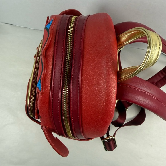 Loungefly Disney Mulan Glitter Mushu Figural Mini Backpack & Wallet - Picture 11 of 15